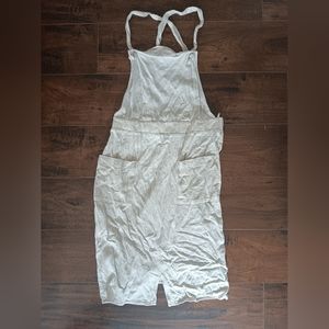Rayon Linen Apron Dress